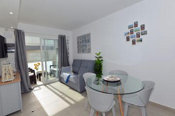Salón comedor y sofá cama